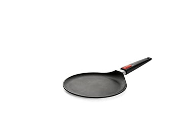 Woll Nowo Titanium Crêpespfanne - Induktiv-, Ø 26 cm, mit abnehmbarem Stiel - Geeignet für alle Herdarten, Aluminiumguss, Antihaft-Versiegelung, backofenfest, schwarz im Sale